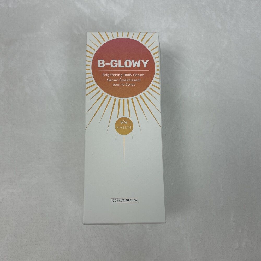 Maelys B-GLOWY Brightening Body Serum 100 mL 3.38 oz Uneven Skin Tone Made USA